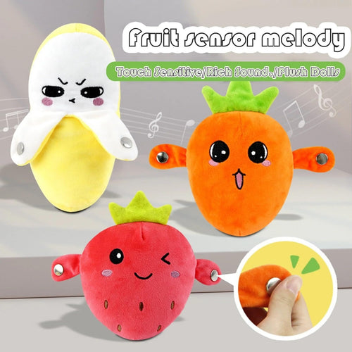 🔥Last Day 49% OFF - 🍌🍓🥕Interactive Music Plush Toy Set💖