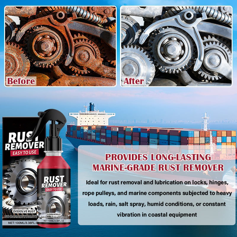 🔥🔥2026 HOT SALE - NANO METAL RUST REMOVER POLISHING SPRAY FOR TOOLS, CARS, BIKES, GRILLS, BOLTS, FIREARMS & MORE