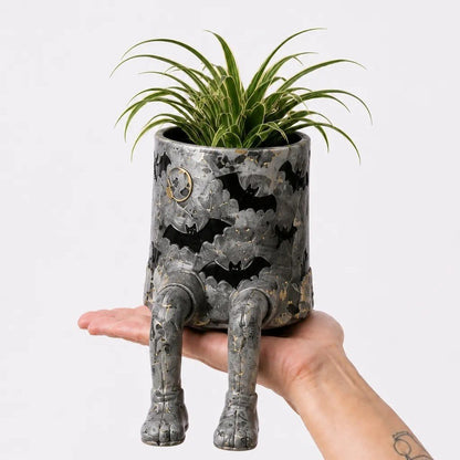 💀🎃Halloween Whimsical Hanging Leg Planter Hand-Painted Resin Succulent Pot💐(📦Buy 3 Free Shipping)