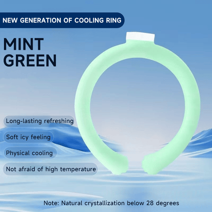 🔥LAST DAY 50% OFF - 🧊Reusable Cooling Neck Ring – Long-Lasting Sweat-Free Relief❄️