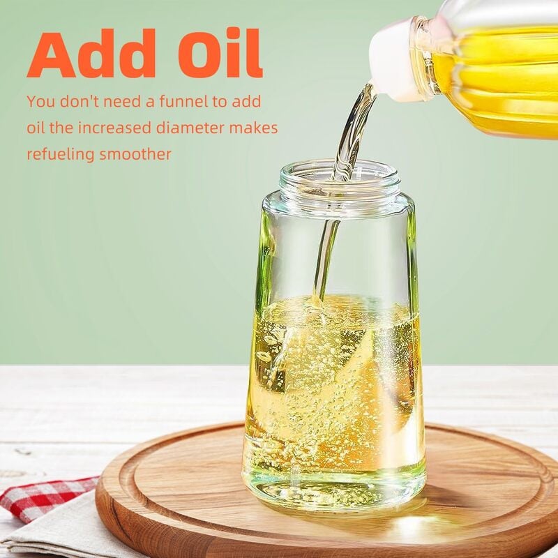💕2 in 1 Glass Oil Sprayer & Dispenser