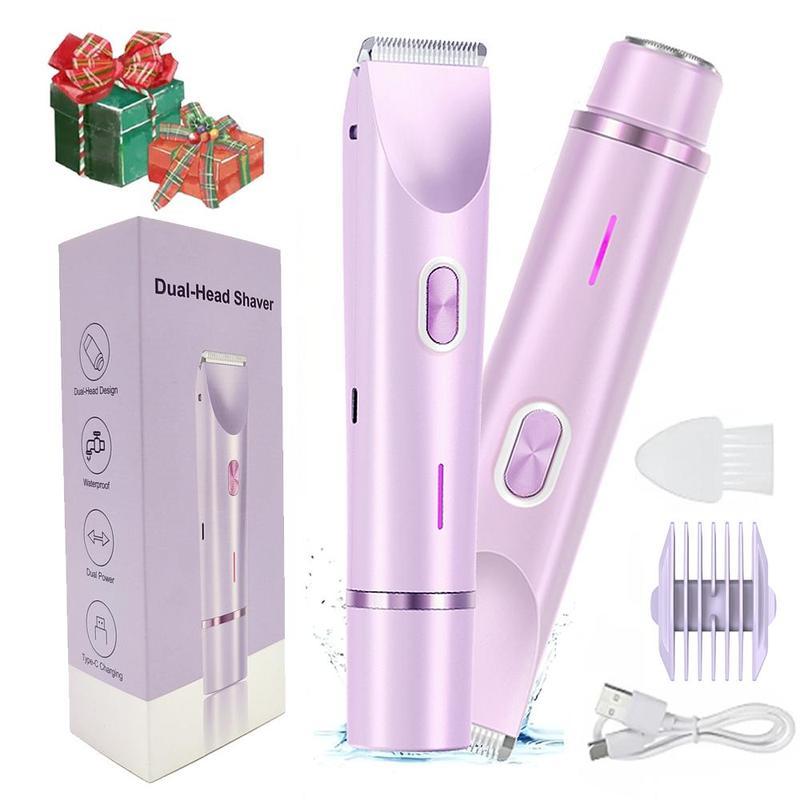 🎀Mother'S Day Gift, 2 in 1 Electric Hair Removal Tool Trimmer for Women