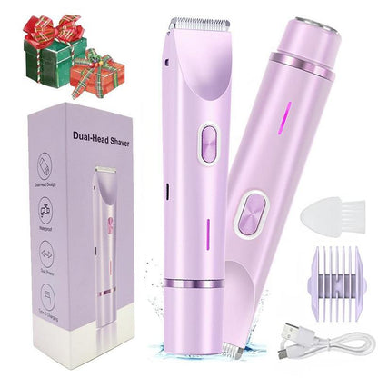 🎀Mother'S Day Gift, 2 in 1 Electric Hair Removal Tool Trimmer for Women