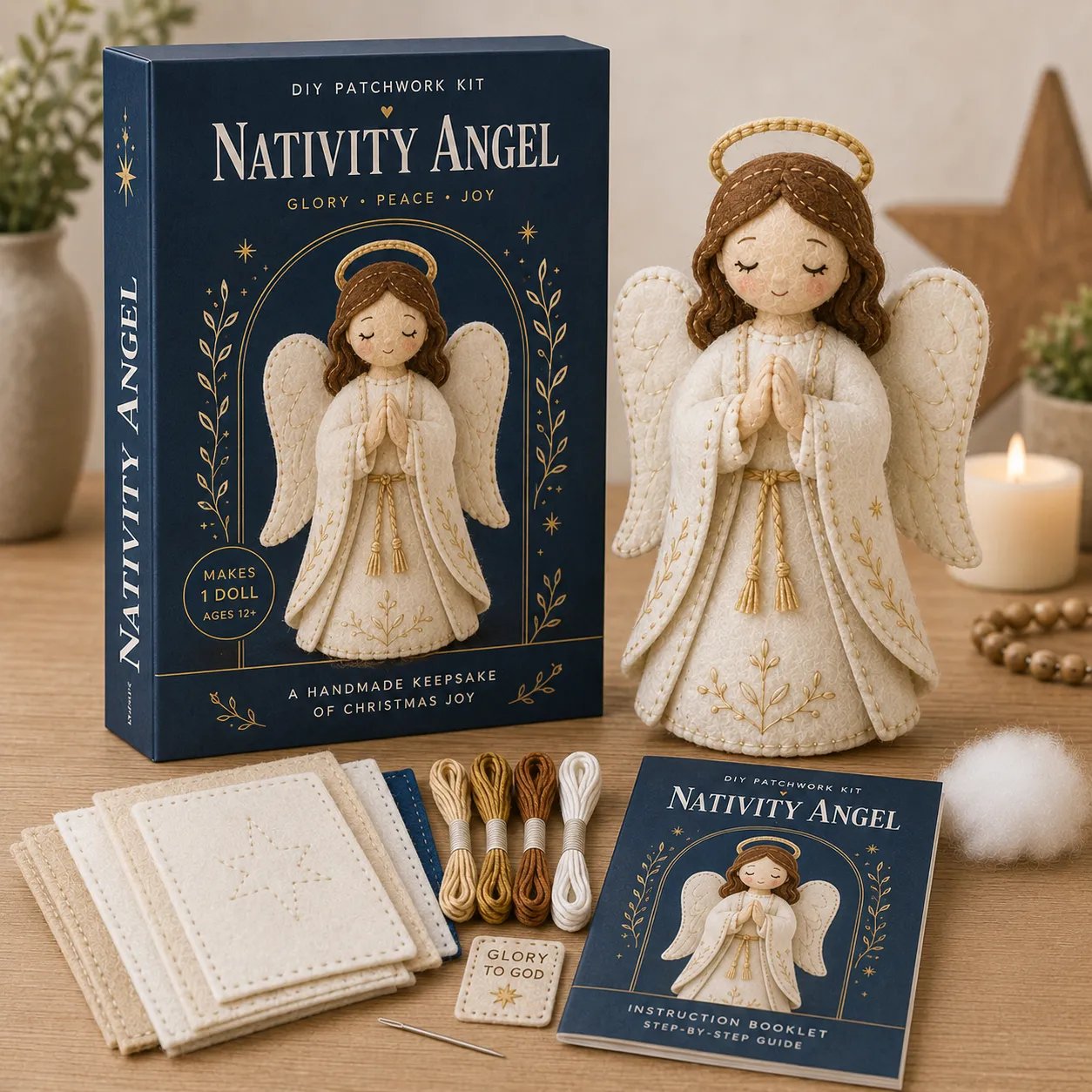 🔥LAST DAY 50% OFF - ✝️ Faith & Blessings DIY Patchwork Kit