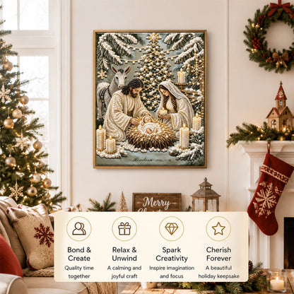 Nativity Scene Diamond Painting Kit