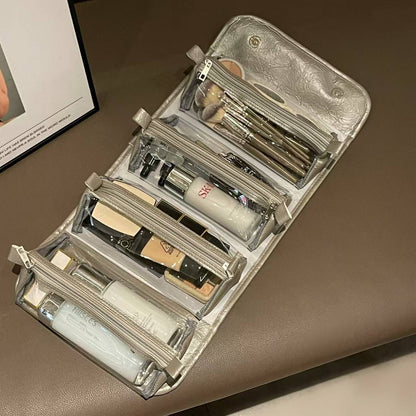 Leather Waterproof Cosmetic Bag