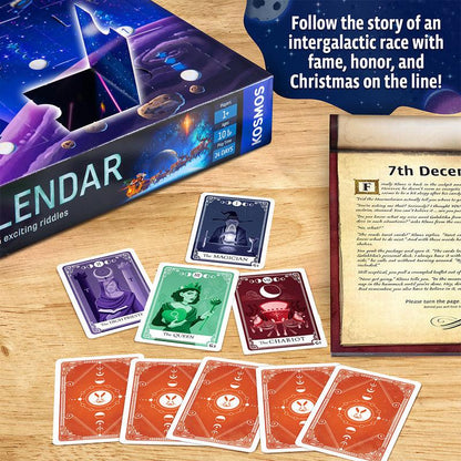 🎄⏱️Christmas Escape Room Advent Calendar – 24 Days of Space-Themed Riddles, Puzzles & Holiday Surprises(📦Buy 2 Free Shipping)