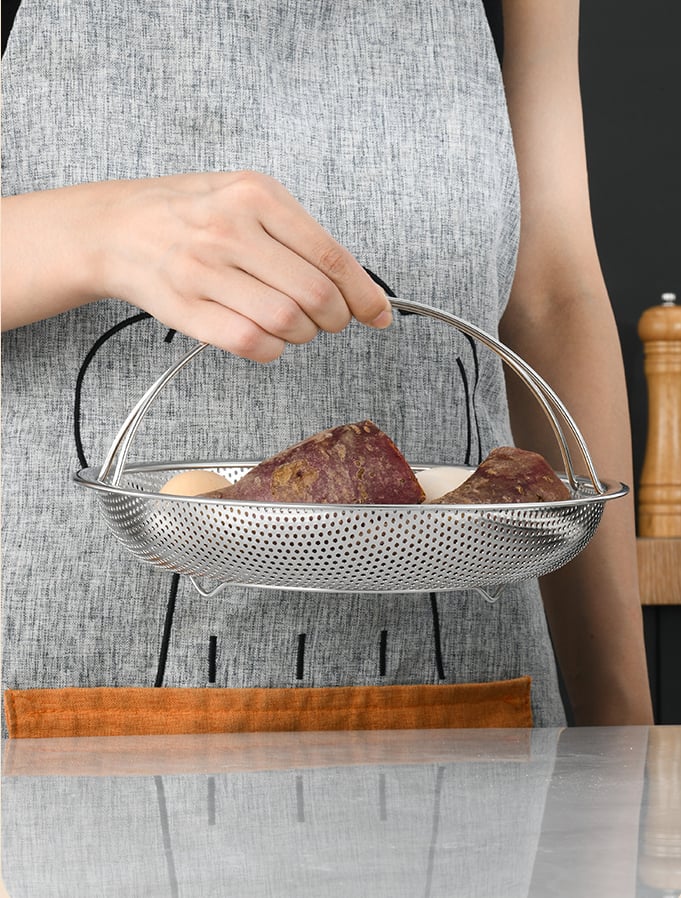 ✨Sale on sale✨All-in-one stainless steel steamer with handle