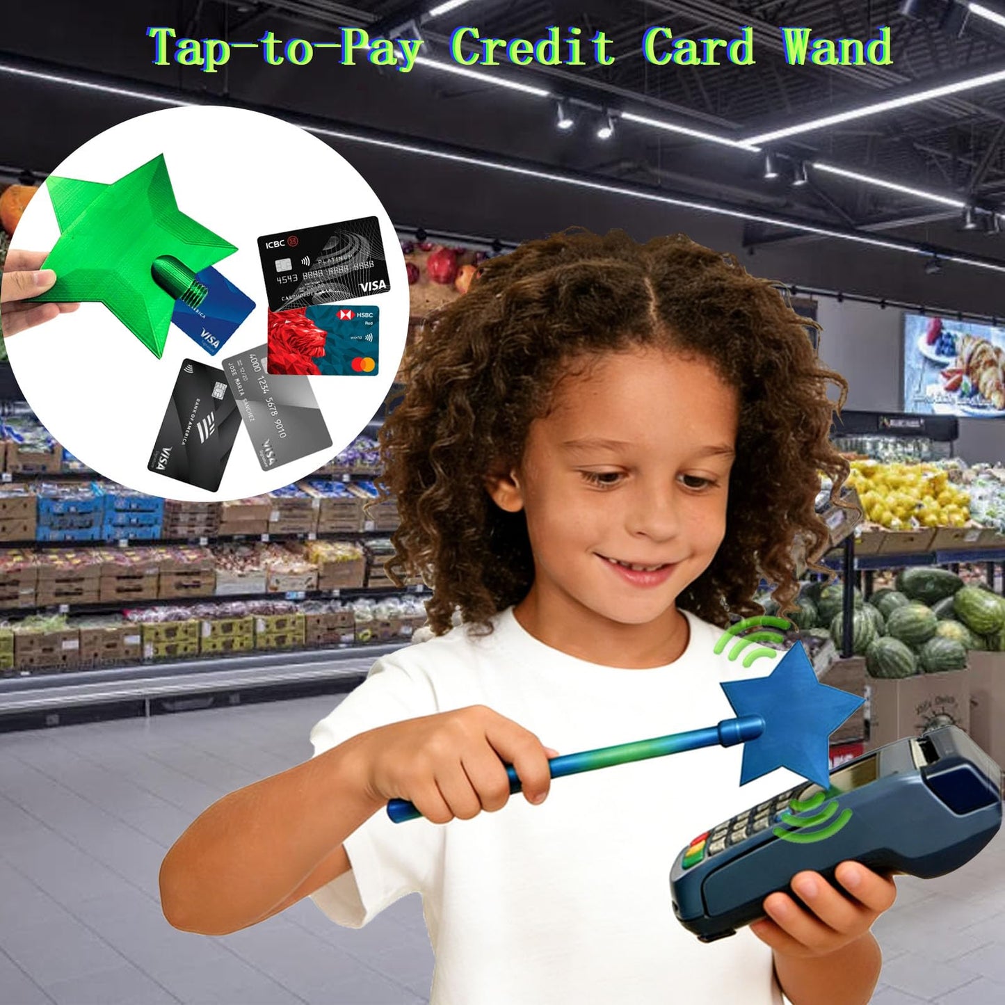 3D Printed Credit Card Wand Holder