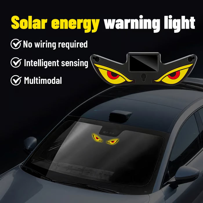 Solar Demon Eye LED Car Window Light