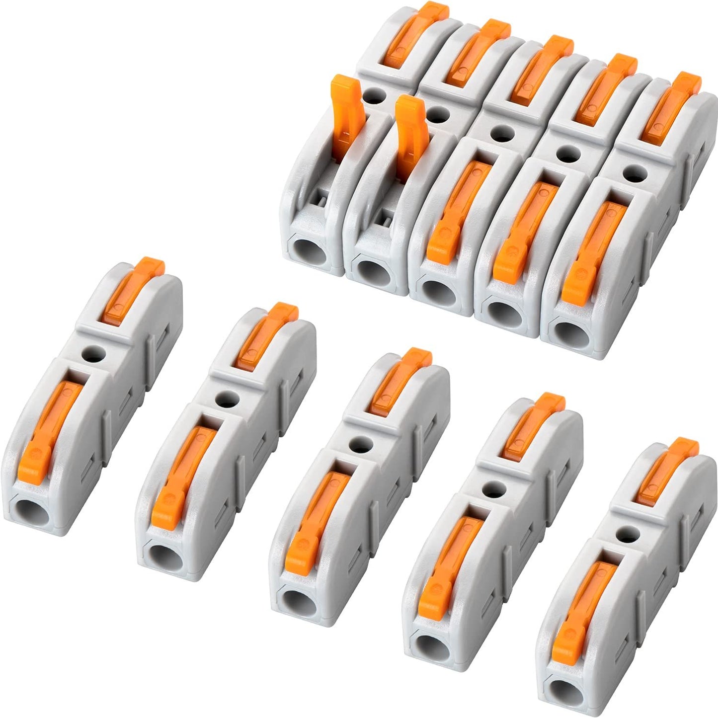 Universal Quick Lever Electrical Wire Connectors (24-12 AWG) Assortment (30/60Pcs)