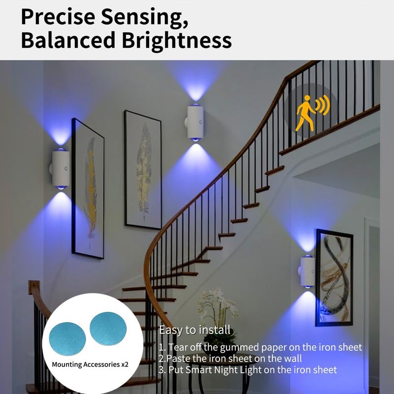 🔥🔥 Last Day 50% OFF - Rechargeable Smart LED Motion Sensor Ambient Light