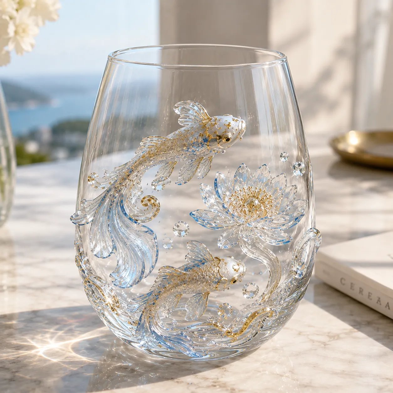 🔥✨ 3D Animal Floral Glass Tumbler | For Prettier Sips, Sunlight-Catching Details, Nature Charm & Elegant Everyday Drink Vibes 🌸🐾