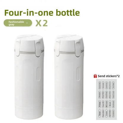 💖Hot 48% OFF🌹4-in-1 Portable Cosmetic & Shampoo Dispenser – Compact Travel Storage Bottle✈️