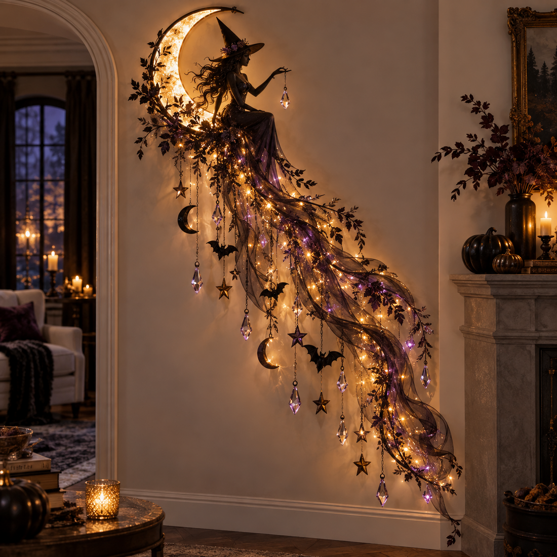Witch's Moonlight Halloween cascade