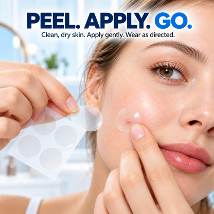 ✨ Invisible Acne Patches – Cover Pimples & Absorb Blemish Fluid | 364 Patches 💧🍀