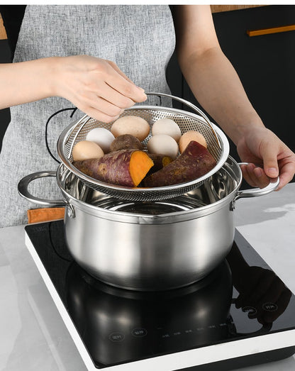 ✨Sale on sale✨All-in-one stainless steel steamer with handle