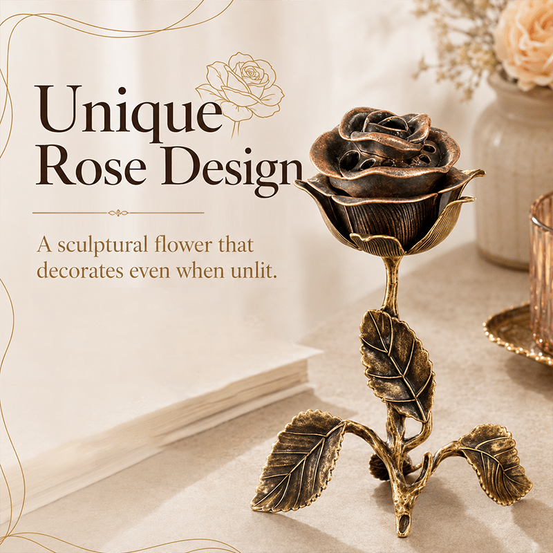 🔥Hot Sale 49% off 🌹💕Vintage Rose Incense Burner