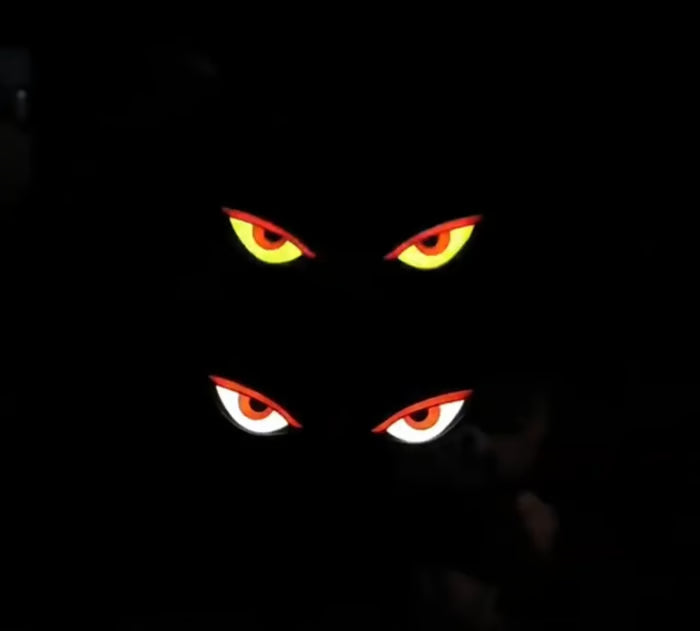 Solar Demon Eye LED Car Window Light