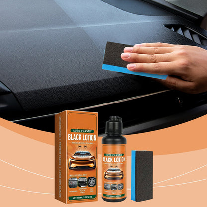 Bestjas Car Plastic Restorer Back To Black Gloss Car Cleaning Products Plastic Leather Restore Auto Polish and Repair Coating Renovator 100ml