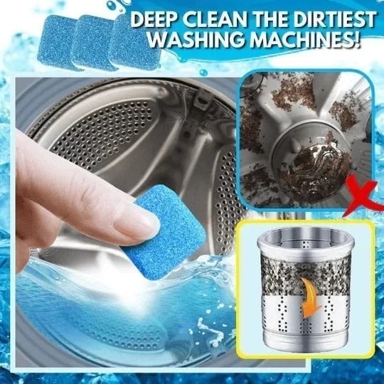 🔥Hot Sale NOW- SAVE 47% OFF👂Washing Machine Deep-Cleaning Tablets