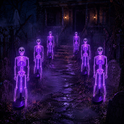 💥LAST DAY 50% OFF🔥💀 Solar Skeleton Yard Stake