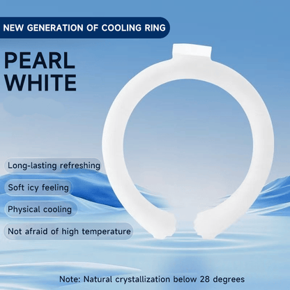 🔥LAST DAY 50% OFF - 🧊Reusable Cooling Neck Ring – Long-Lasting Sweat-Free Relief❄️