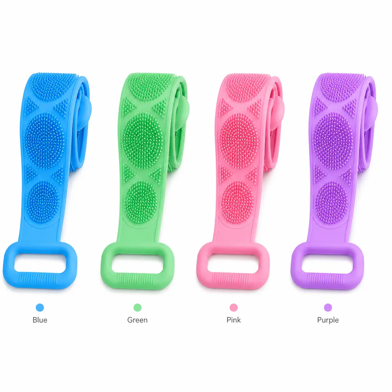 🛁Summer Limited-Time 50% OFF 💦Double-Sided Silicone Back Scrubber-Easily exfoliate dead skin