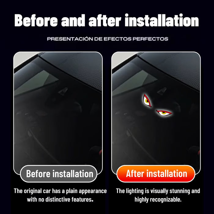Solar Demon Eye LED Car Window Light