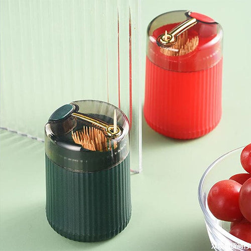 🧹 Hygienic Pop-up Toothpick Dispenser ✨ Automatic & Clean