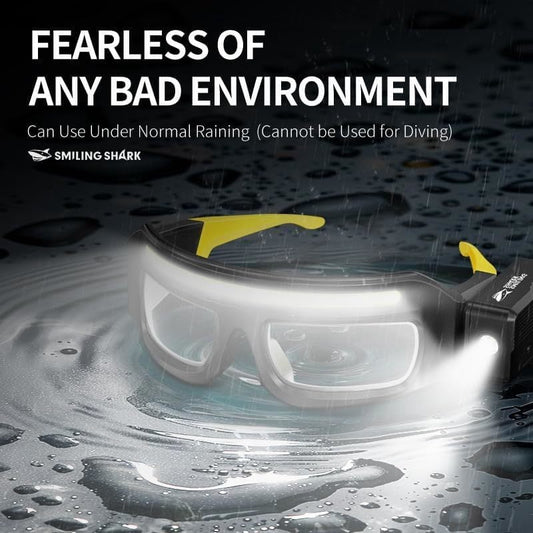 🕶️ LED Glasses Headlamp | Hands-Free Wearable Light