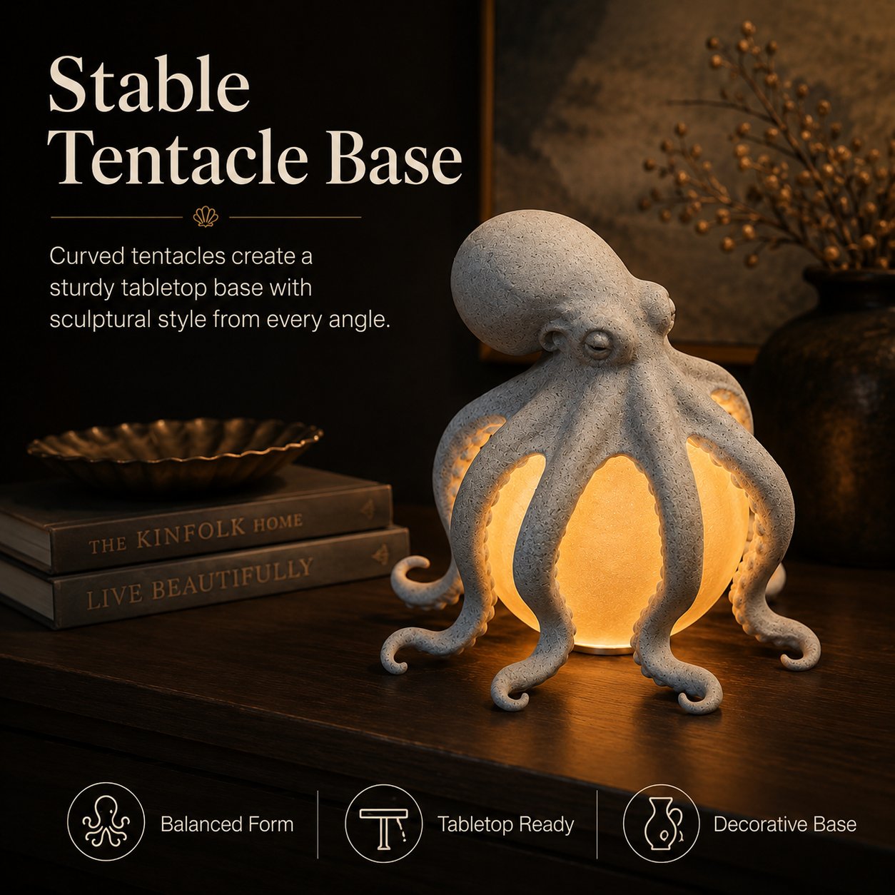 Last Day 49 % OFF✨Sculptural Ocean-Inspired Accent Light