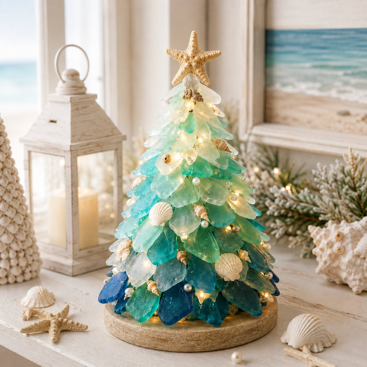 🌊🎄 DIY Sea Glass 3D Christmas Tree Kit