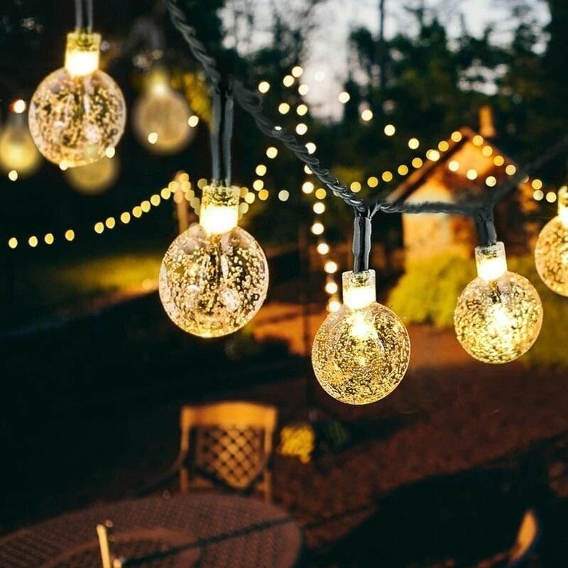 49% OFF🔥- Solar Powered LED Outdoor String Lights