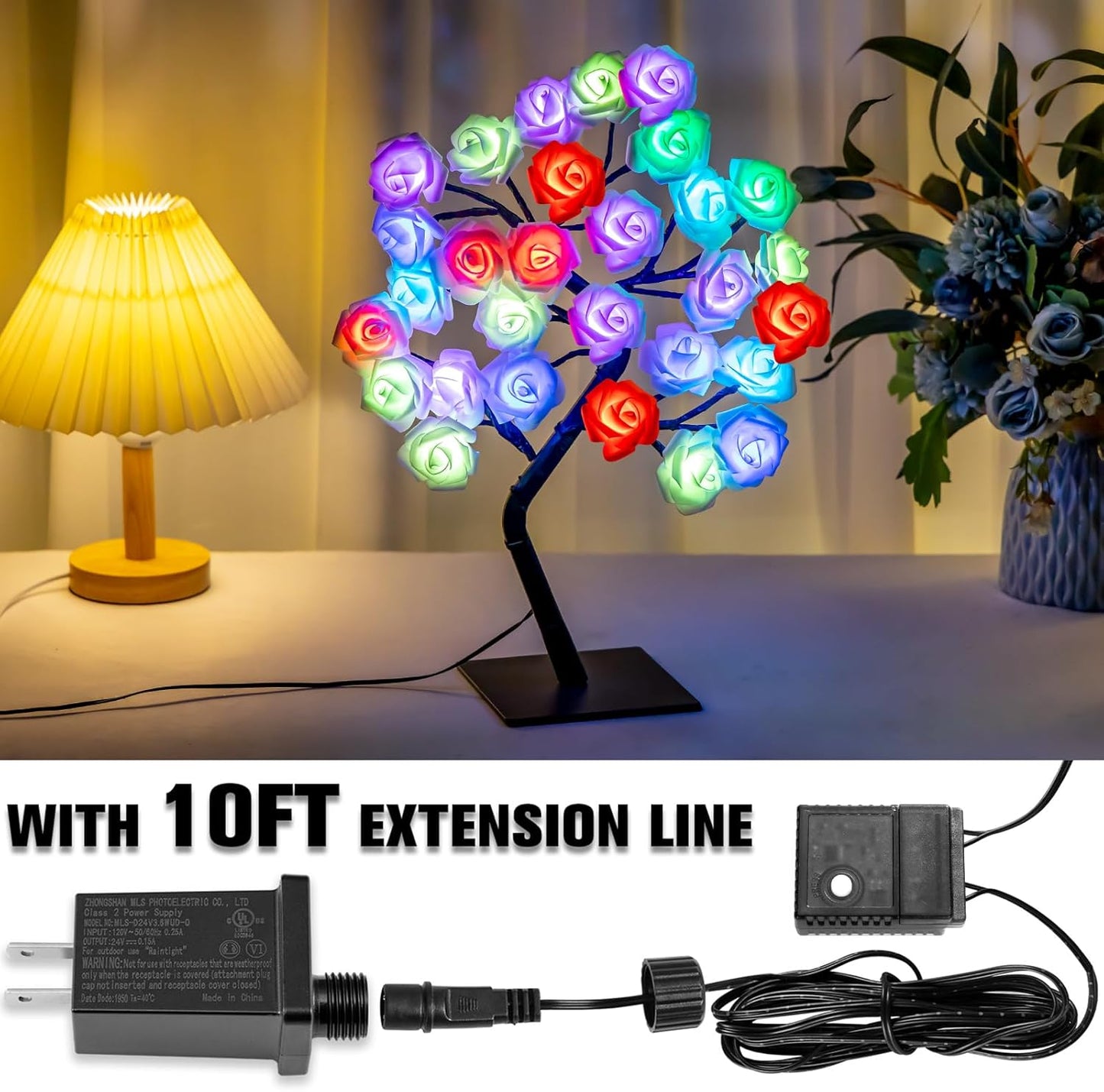 💖🎁2026 Mother's Day Gifts 50% Off-18 Colors Rose Tree Lamp
