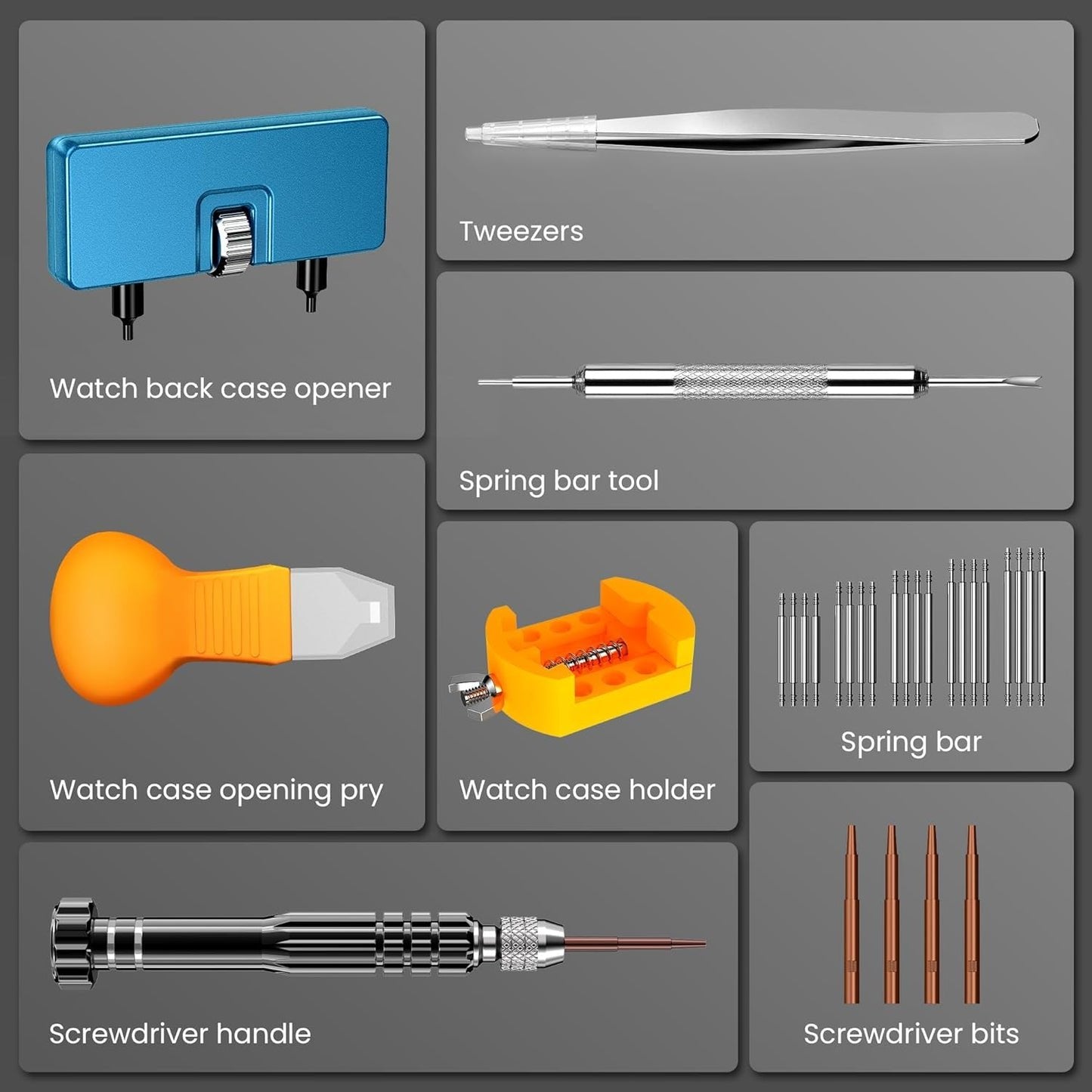 🔥Limited-time discount of 49%🔥Watch repair and maintenance tool kit⌚️