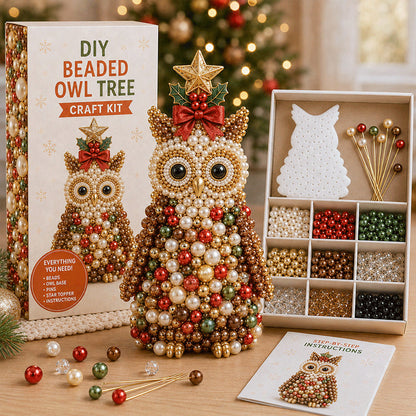 🐾 Animal-Themed Beaded Christmas Tree DIY Kit