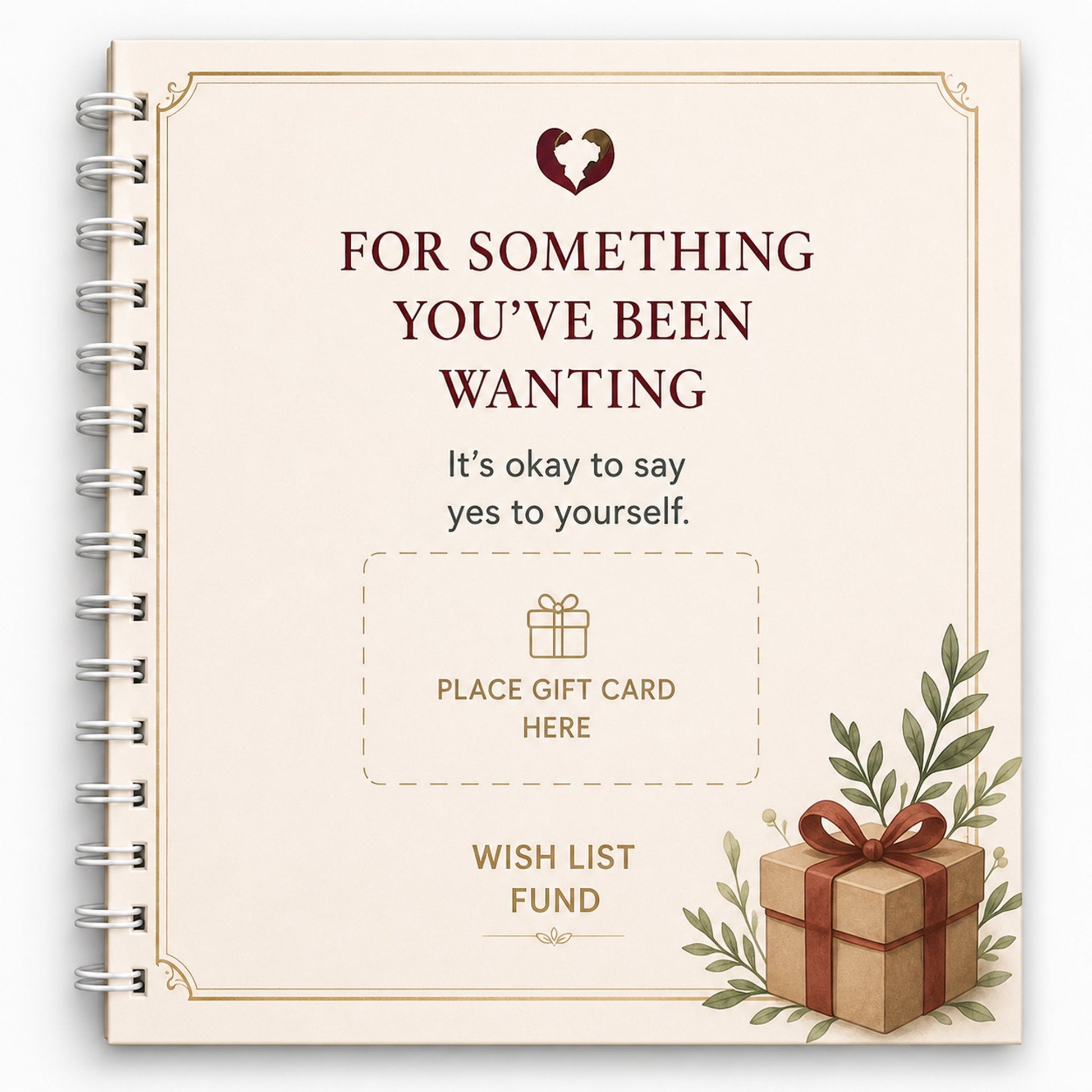 ✝️ FAITH GIFT CARD BOOK 📖 14 Themed Pages, Hardcover & Durability Line
