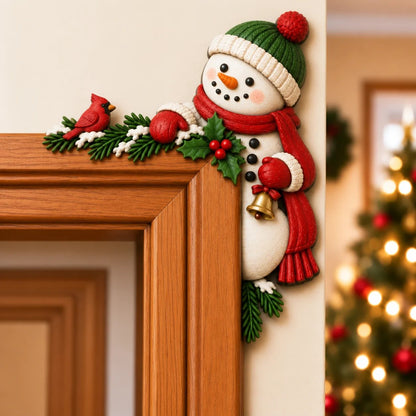 🎅 49% OFF | Christmas Door Frame Corner Decor – A Fun Holiday Surprise 🎄