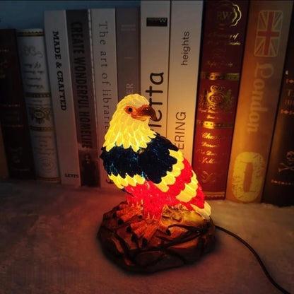 ⚡️Independence Day 49% OFF🦅🌙U.S. 250th Eagle Stained Glass Table Lamp✨