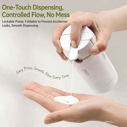 4-in-1 auslaufsicheres, drehbares Reisedispenser-Set