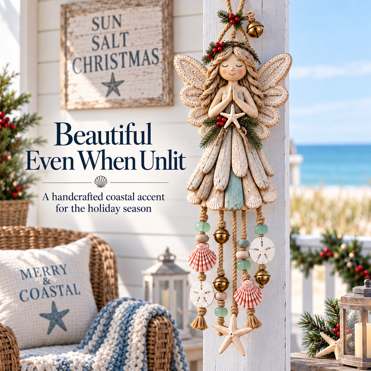 Coastal Christmas Hanging Light daytime