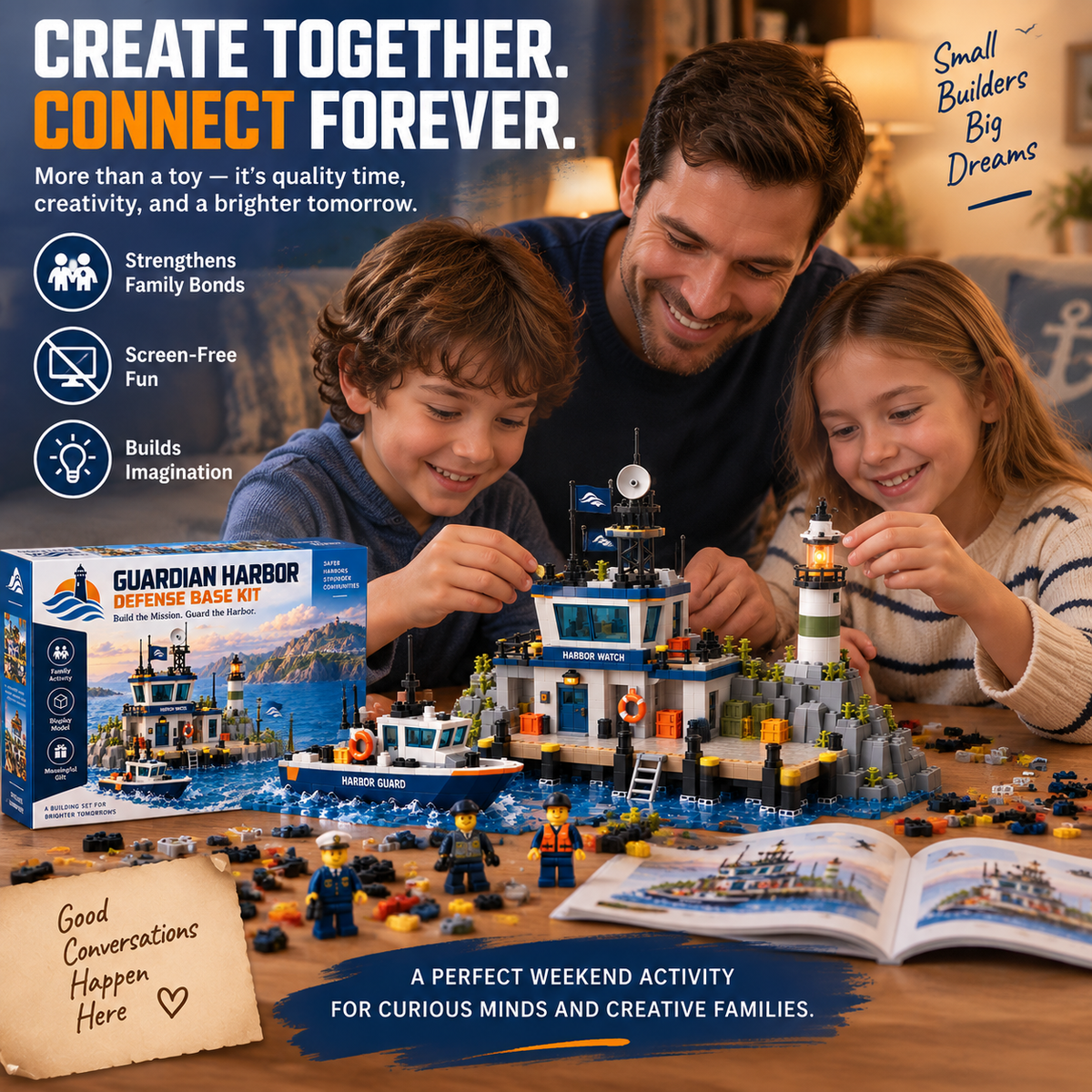 🔥Last Day 50% OFF-⚓ Guardian Harbor Building Block Set