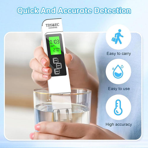 🔥Last Day 50% OFF🔥4-in-1 TDS Meter Digita Water Quality Tester 0-9990 PPM Hard Water Clarity Assurance