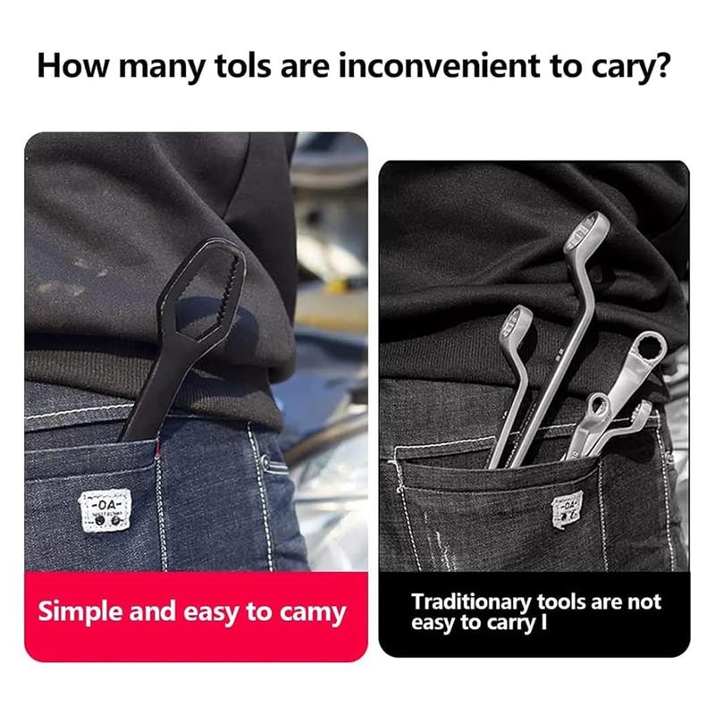 🔧Double-Ended Torx Wrench, Universal Automotive Torx Wrench 8-22mm Self-Tightening🔧