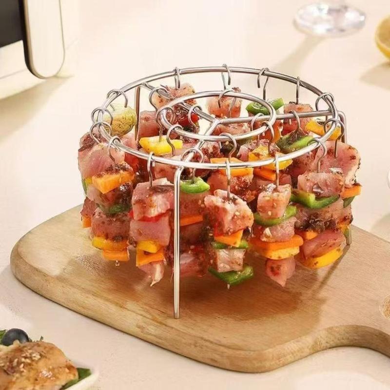 ✨Summer Limited-Time 50% OFF 🍳Stainless Steel Air Fryer Skewer Rack
