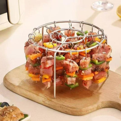 ✨Summer Limited-Time 50% OFF 🍳Stainless Steel Air Fryer Skewer Rack