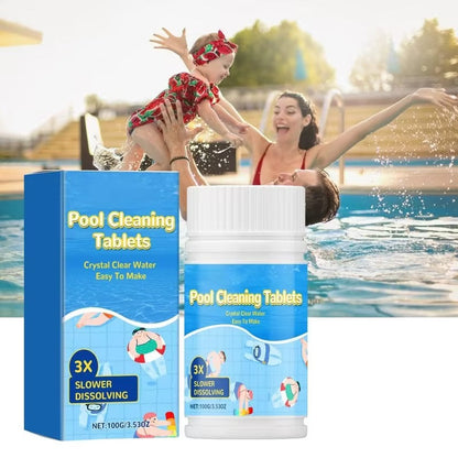 🏊‍♂️ Pool Cleaning Tablets for Crystal Clear Water – Drop, Dissolve, Dive In! 🌊✨