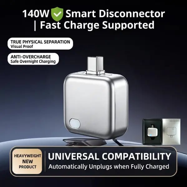 🔥LAST DAY 50% OFF🔥140W Smart Auto-Stop Charging Adapter
