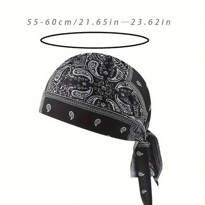 🧢 Men's Cooling Headscarf Cap | Versatile Outdoor Headwear 🏍️🚵 All-Action Comfort for Every Adventure